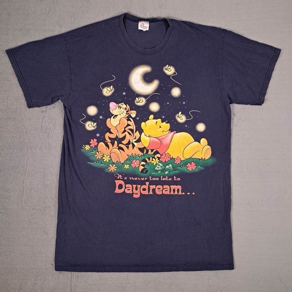 DISNEY STORE WINNIE THE POOH TIGGER T SHIRT ONE SIZE Night Gown DREAM USA VTG